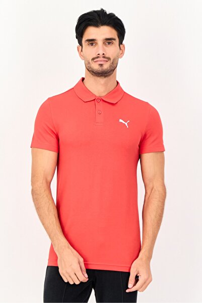 Puma Men Sportswear Fit Short Sleeve Outdoor Polo Shirts, Red