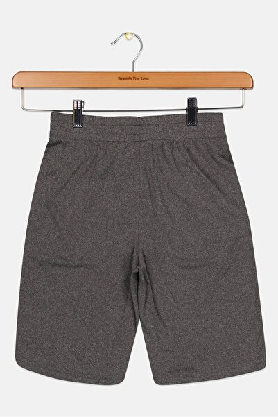 Puma Kids Boy Sportswear Fit Brand Logo Training Shorts, Heather Charcoal