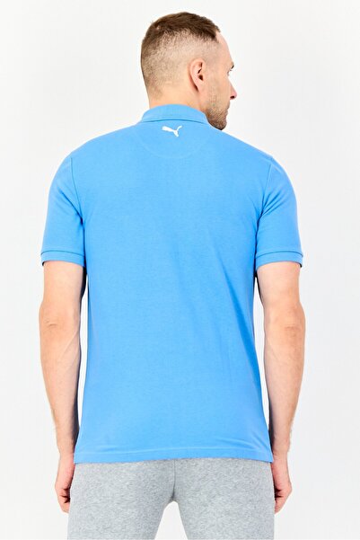 Puma Men Sportswear Fit Short Sleeve Outdoor Polo Shirt, Blue