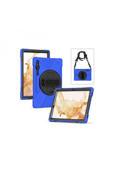 byhodi Samsung Galaxy T737 Tab S7 Fe 12.4 Case Amazing Tablet Cover - Blue