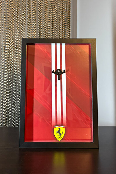 Besthree LEGO Speed Champions Formula 1 (F1) Araç Sergileme Aparatlı 3 Boyutlu Modern Tablo