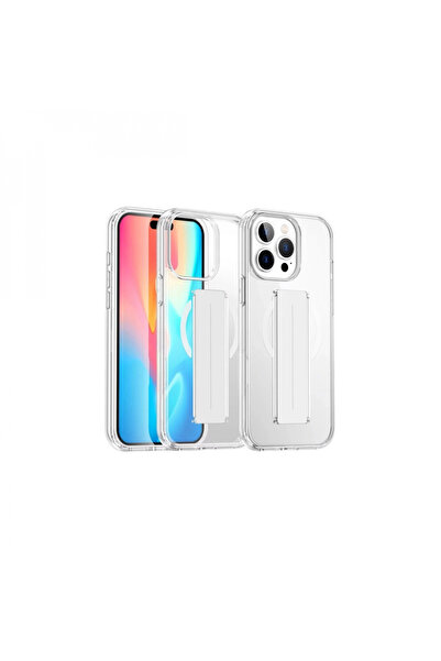 Ardan Home غطاء حماية جوكو لهاتف ايفون 14 برو ماكس مع حامل ألفا ماج سيف - شفاف