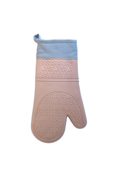 OEM Manusa bucatarie termorezistenta, lunga din silicon, antiaderenta, cuptor/grata, roz 35x19 cm