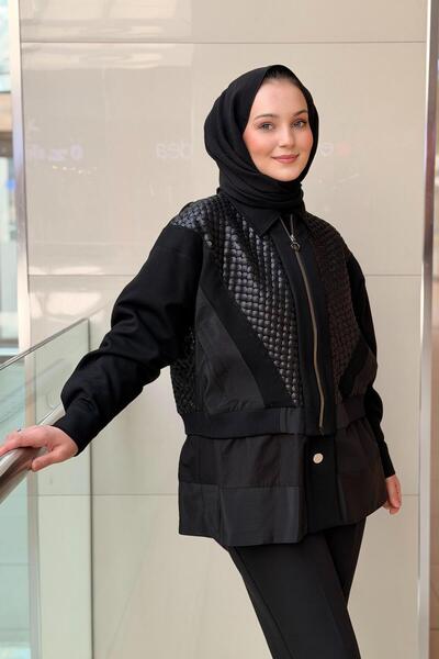 Ghisa Sequined Detailed Front Zipper Jacket