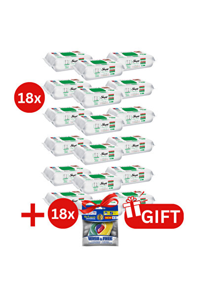 Sleepy PACHET PROMO: 18× Șervețele White Soap Additive 100 buc + 18× Capsule ...