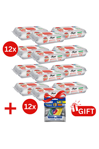 Sleepy PACHET PROMO: 12× Șervețele Easy Clean grapefruit 50 buc + 12× Capsule...