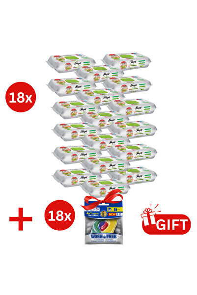 Sleepy PACHET PROMO: 12× Șervețele Easy Clean bergamotă 50 buc + 12× Capsule ...