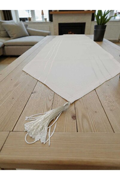 froyalife Runner Seamless Stain Resistant Colber Decoration Tasseled Dowry and Kitchen Tasseled Luxury Quality