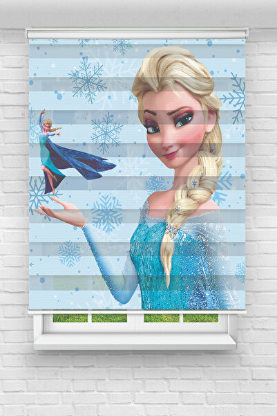 Perdecizade (ENXBOY)ELSA DİJİTAL BASKILI ZEBRA PERDE-COCUK ODASI-STOR PERDE