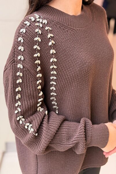 Missemramiss Missemramis Stone Embroidered Knitwear Sweater