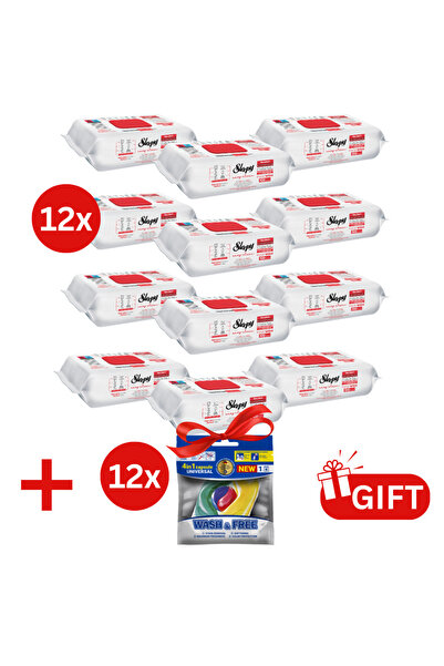 Sleepy PACHET PROMO: 12× Șervețele Cherry Blossom 100 buc + 12× Capsule rufe ...