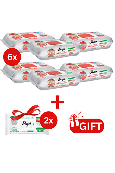 Sleepy PACHET PROMO: 6× Șervețele Easy Clean grapefruit 50 buc + 2× Șervețele...