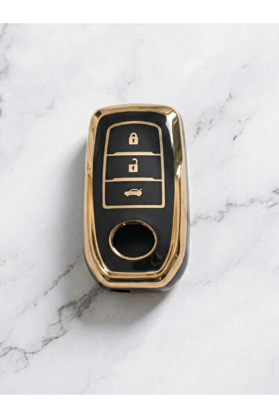 BİVİUM غطاء مفتاح نانو متوافق مع تويوتا ياريس كروس وكورولا هايبرد وراف4 وبريو...