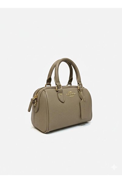 KHAKI Women's leather bag