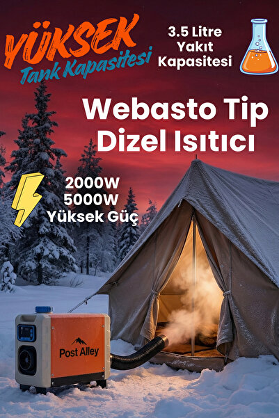 post alley Webasto Çanta Tipi Dizel Isıtıcı- Kamp Çadır Isıtıcı