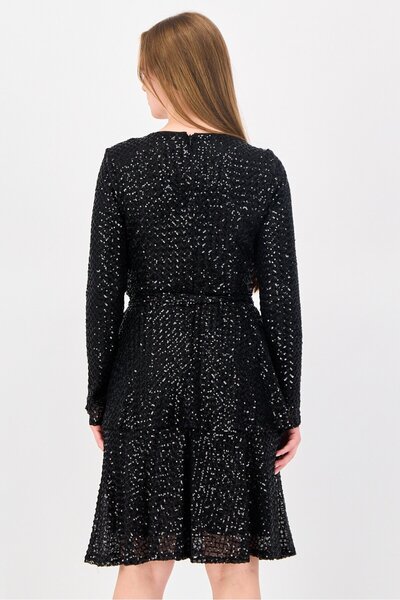 NANETTE LEPORE Women Embellished Mini Dress, Black