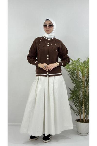 Tebrikler tekstil Women's Winter Cardigan Model G4119