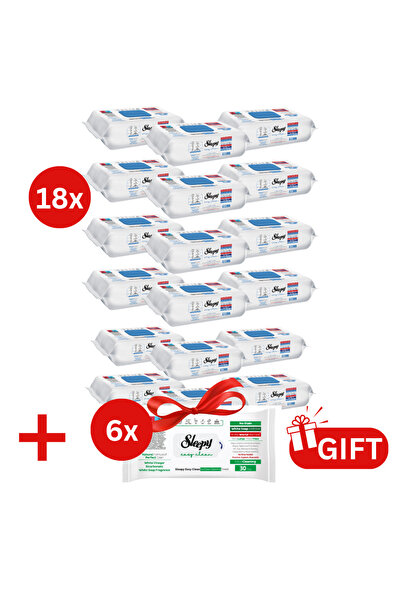 Sleepy PACHET PROMO: 18× Șervețele Bleach Additive 100 buc + 6× Șervețele Whi...