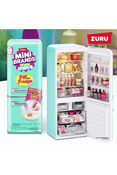 Fillikutum Mini Brands Sürpriz Paket Buzdolabı – Koleksiyon Oyuncak Dolabı | 30+ Mini Saklama Alanı