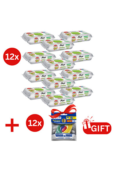 Sleepy PACHET PROMO: 12× Șervețele Easy Clean bergamotă 50 buc + 12× Capsule ...