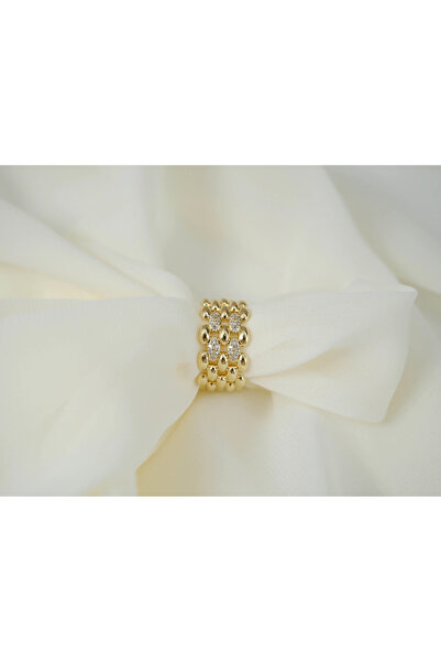 ATELİER TUĞBA خاتم YZK079 من حجر الداملا المنسوج