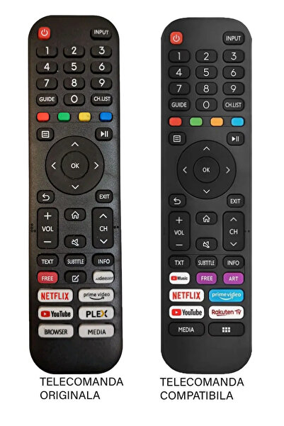 OEM Compatible remote control for MEDIA /Vortex /NEI TV (428-1)