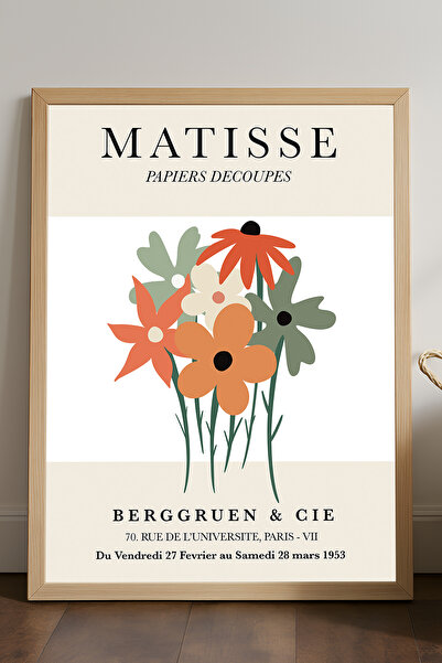 Duvarda Poster Henri Matisse înrămat cu lemn natural, pictură decorativă arti...