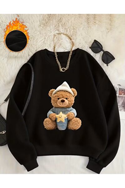 LELVANİ سترة نسائية مطبوعة بنقش الدب