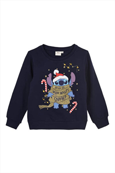 Disney New Thick Long Sleeve Sweatshirt Christmas Stitch