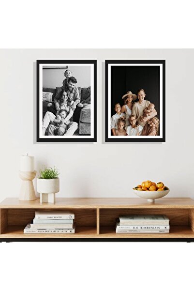 BADEAVM Cadre adezive BLACK Snap On 20x30cm - Pachet de 2