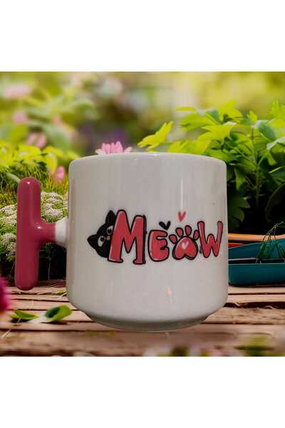 GameFruy Miyaw Cat Double Sided Printed Mug - Ceramic Tea, Coffee Gift Cup
