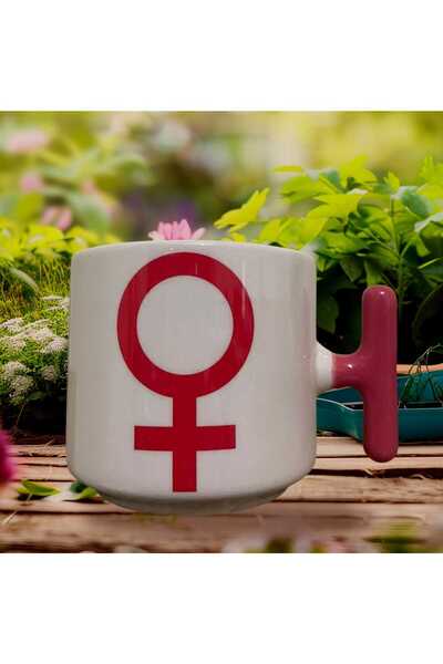 GameFruy Woman Sign Double Sided B Printed Mug - Ceramic Tea, Coffee Gift Cup