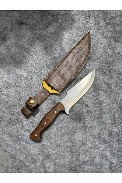 EL YAPIMI Suni deri kılıflı (kamp-outdoor-avcı) bıçağı