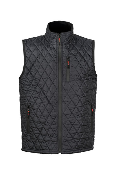 HAMİTOGULLARI Dark Blue Reversible Zippered Vest