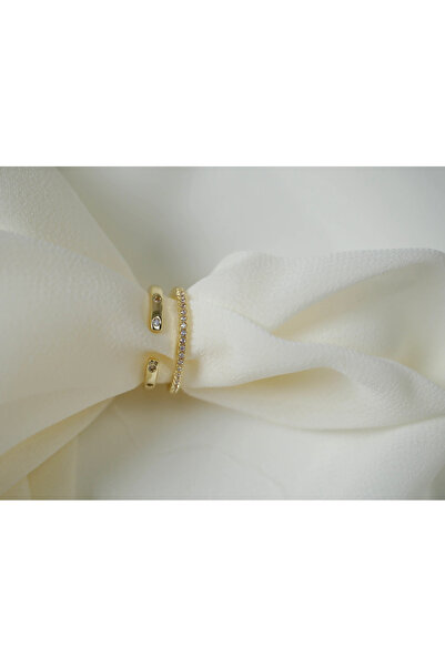 ATELİER TUĞBA خاتم YZK132 رفيع قابل للتعديل بتفاصيل دقيقة