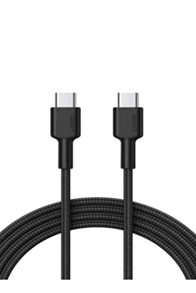 AUKEY Braided Nylon USB-C to USB-C Cable 0.9m 60W Fast Charging - Black