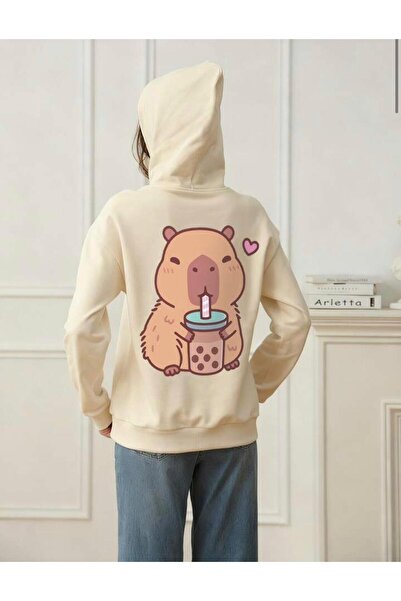 No Plan SWEATSHIRT K cu glugă CU IMPRIMARE LA SPATE PENTRU FATA/BĂRBAȚI, CAPP...