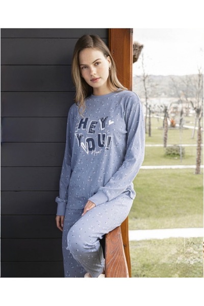 Aydoğan Long Sleeve Pajama Set 12004