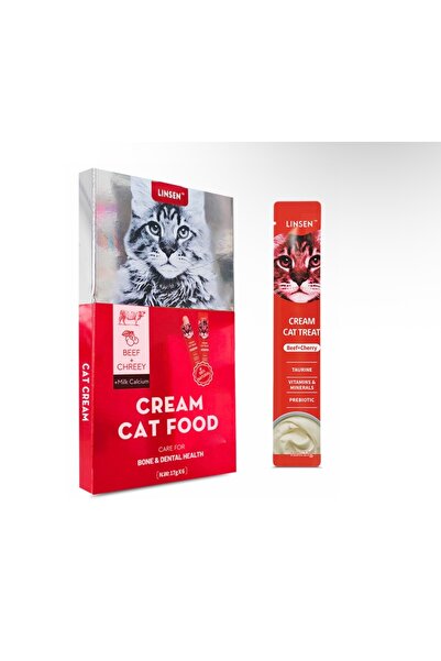 Schesir لينسن مكافأت كريميه لحم بقرى مع كرز للقطط اظرف 16قطعة في17غ