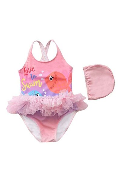 DOMEET Cute Swimwear With Cap