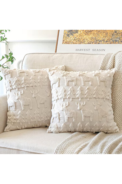 LWP Shop Pernă decorativă cu reni și brad de la designerul Pandan
