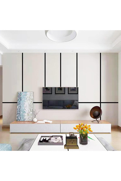 G Glixicom Black Nickel-Plated Stainless Steel Decorative Tape Self-Adhesive for Decorations 5 m x 2 cm