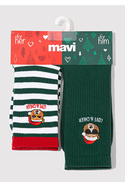 Mavi Новогодишен комплект от 2 чифта чорапи 0912120-84057