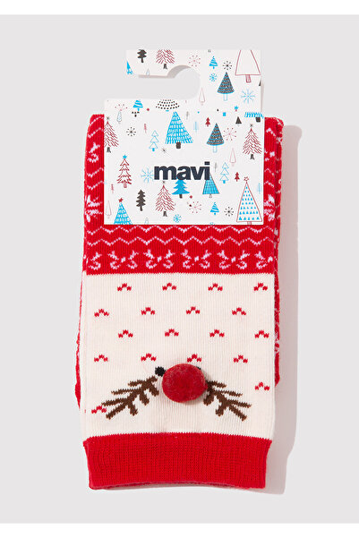 Mavi New Year Themed Red Socks 1913669-70056