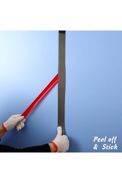 G Glixicom Black Nickel-Plated Stainless Steel Decorative Tape Self-Adhesive for Decorations 5 m x 2 cm