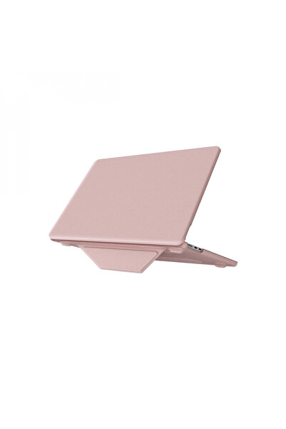 Genel Markalar Macbook Air 15 2024 Macbook Deri Kapak - Pembe