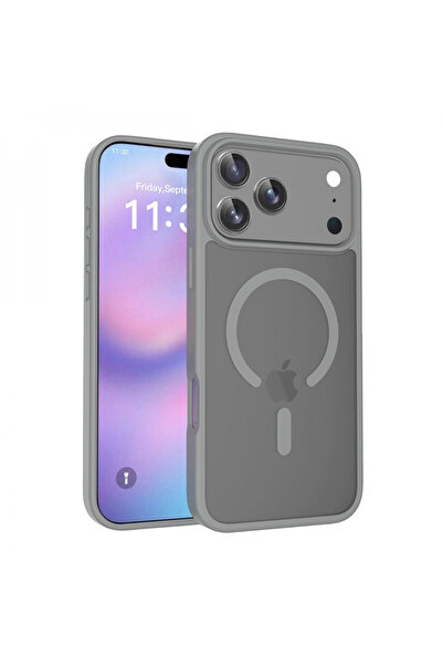 Joko غطاء جوال ابل ايفون 17 برو جوتا ماج سيف - رمادي تيتان