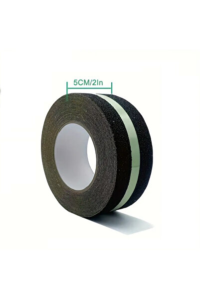 G Glixicom Black-Phosphorescent Anti-Slip Adhesive Tape Stairs/Steps Applicable on Multi-Surfaces 5 m x 5 cm