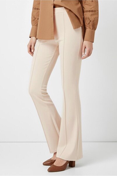 TRENDTESETTÜR KADIN BEJ İSPANYOL PAÇA PANTOLON T 6011