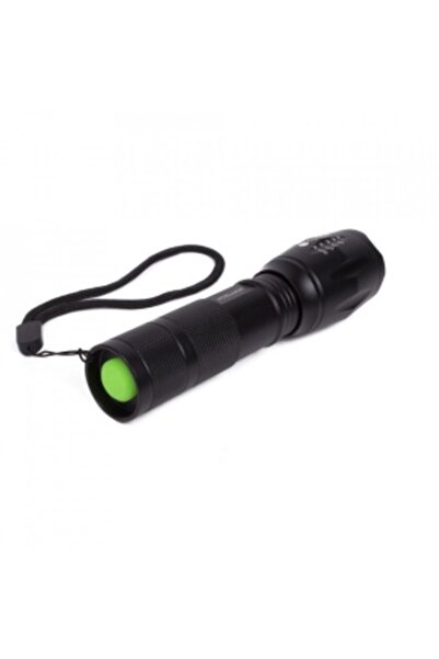 Benson Lanternă metalică cu LED COB de mare putere, Hofftech, 5 moduri de iluminare, Negru